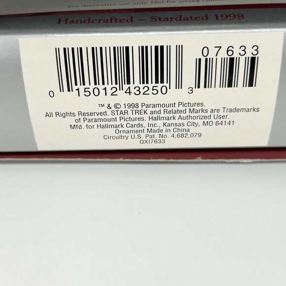 Hallmark Star Trek First Contact U.S.S. Enterprise NCC -1701-E 1998 Ornament - Picture 12 of 14